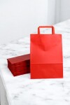 Pack x 50 - bolsa lisa 22x10x30 cm. ROJO