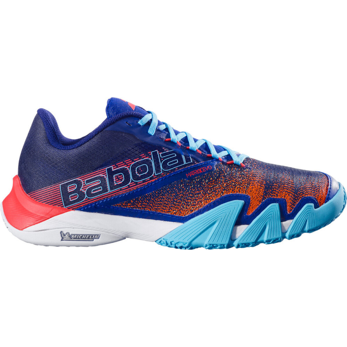 Babolat Calzados Padel Masculino Jet_Premura_2 Blue/Poppy_Red - 0 