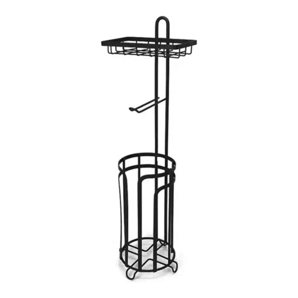 Soporte Para Papel Higienico Porta Rollo Baño Negro Mate Soporte Para Papel Higienico Porta Rollo Baño Negro Mate