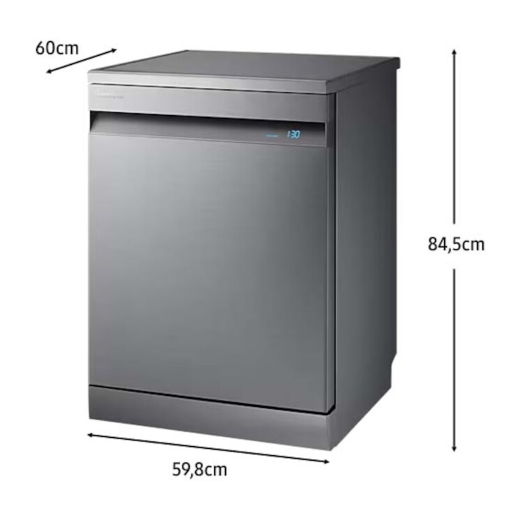 Lavavajillas Samsung 14 Cubiertos Silver DW60M6050FS Lavavajillas Samsung 14 Cubiertos Silver DW60M6050FS