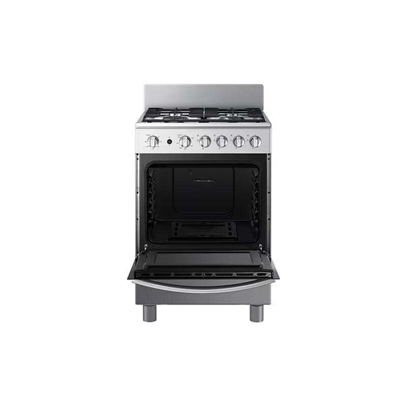Cocina a Gas con 4 Quemadores con Quemador Rápido Silver