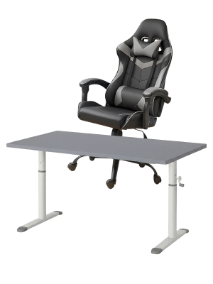 Sillas y escritorios