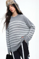 SWEATER RAYAS Gris