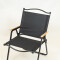 Silla Playa Plegable Alta Negro
