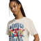 Remera de Mujer Adidas Graphic X Farm Rio Blanco - Azul