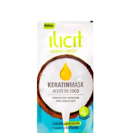CREMA TRATAMIENTO CAPILAR ILICIT KERATINMASK SACHET 40 ML COCO CREMA TRATAMIENTO CAPILAR ILICIT KERATINMASK SACHET 40 ML COCO