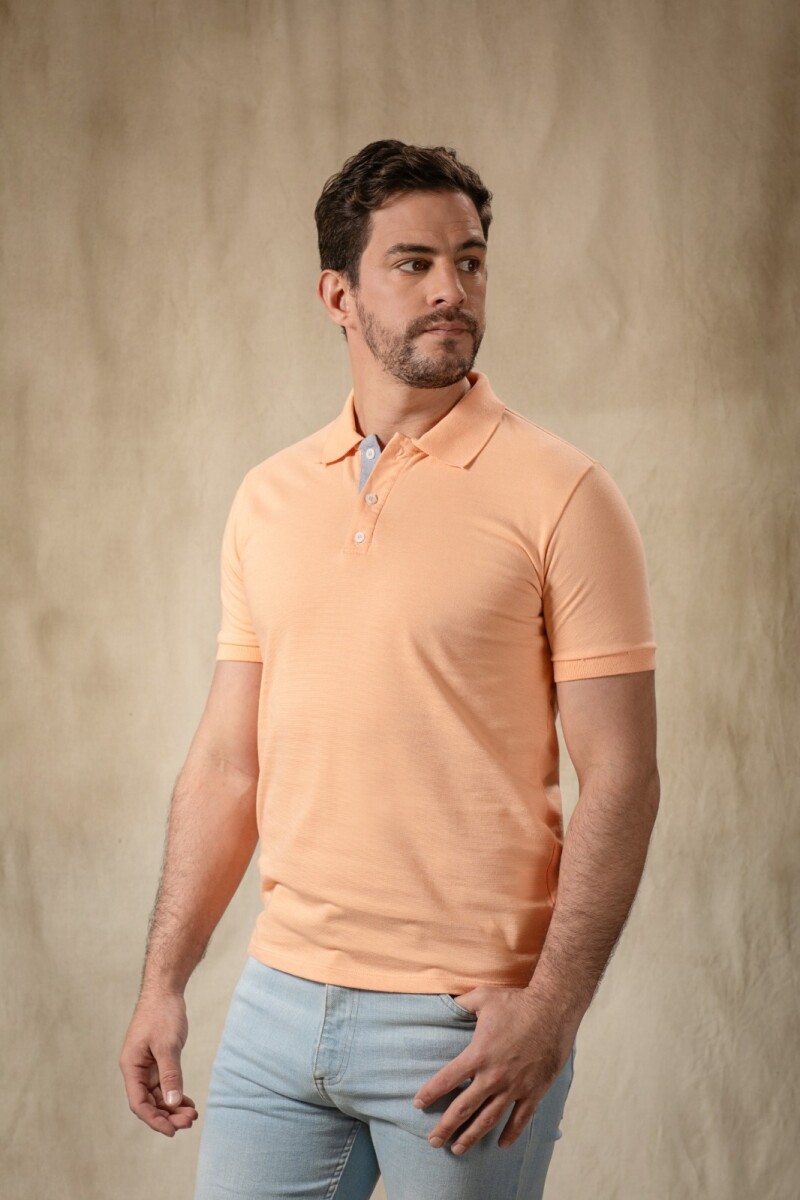 Remera Polo. - Celeste 