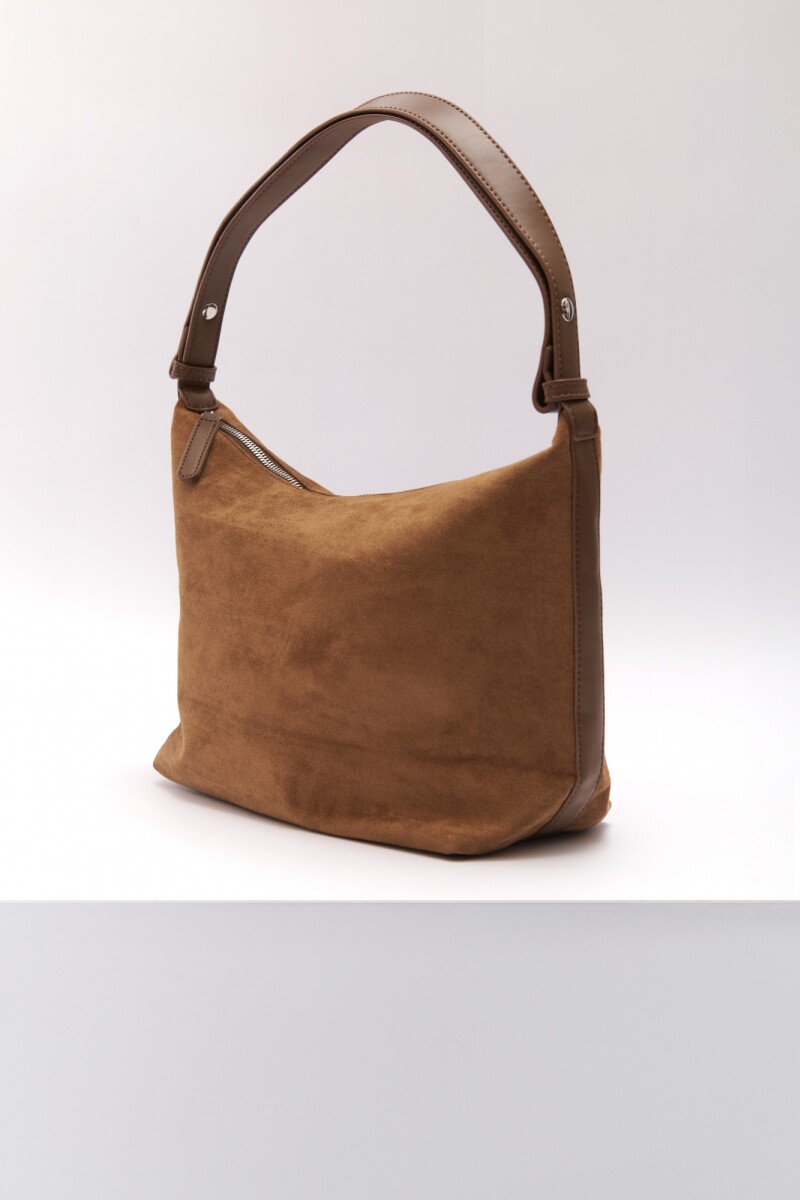 CARTERA SUEDE DOBLE ASA MARRON
