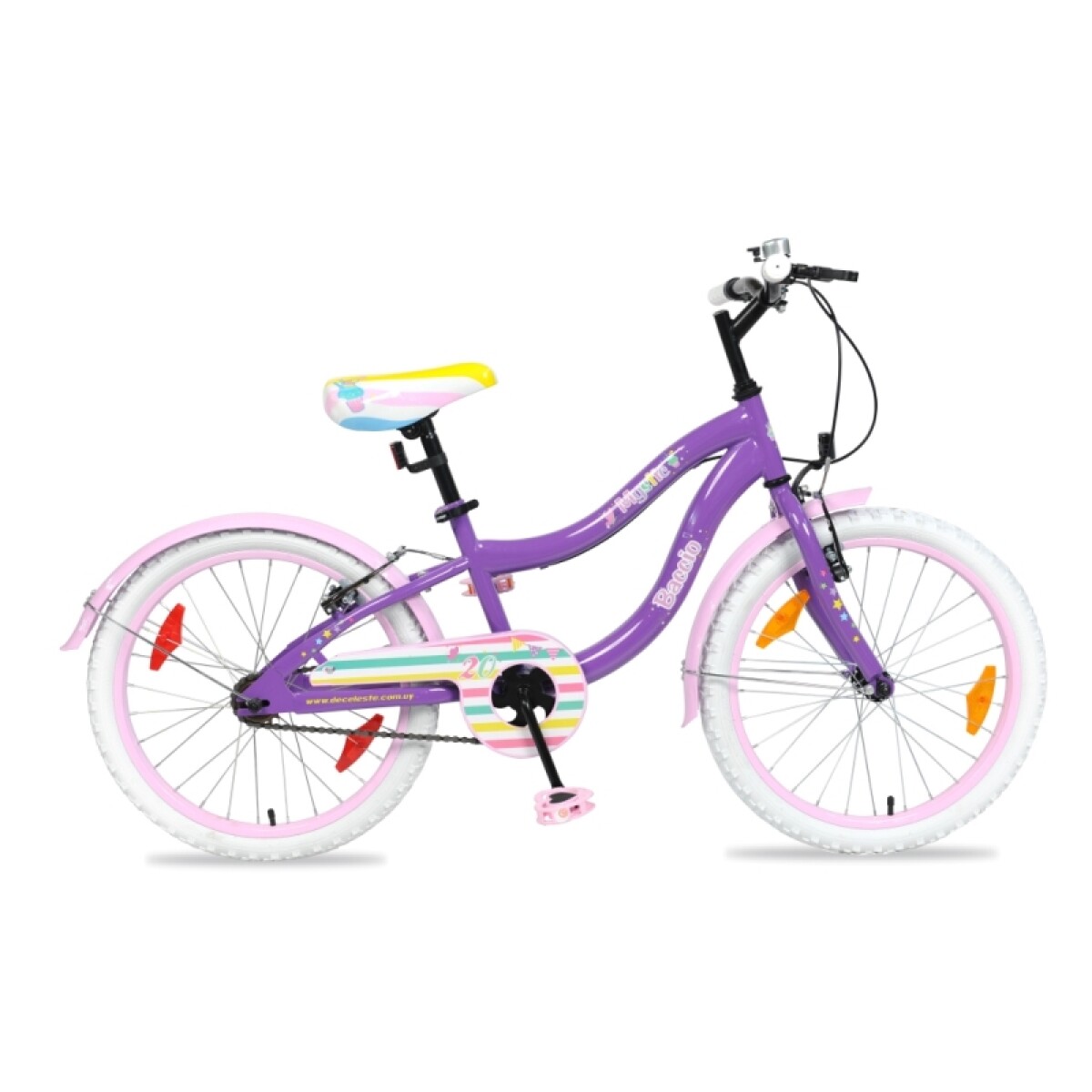 Bicicleta Baccio R.20 Niña Mystic (std) - Violeta/rosa 
