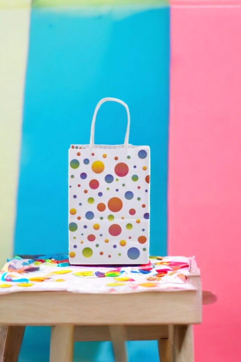 Bolsa fantasia luna 14x08x20 cm - Color dots 