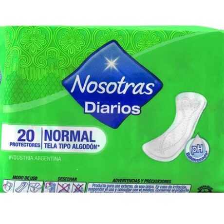 PROTECTORES DIARIOS NOSOTRAS 20 UNIDADES NORMAL PROTECTORES DIARIOS NOSOTRAS 20 UNIDADES NORMAL