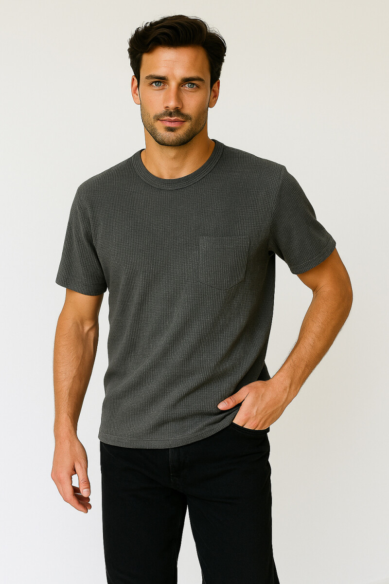 Remera Evereldo - Gris Oscuro 