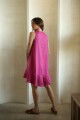 Vestido Folk Fucsia