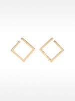 Pendientes Medianos Rombo dorado