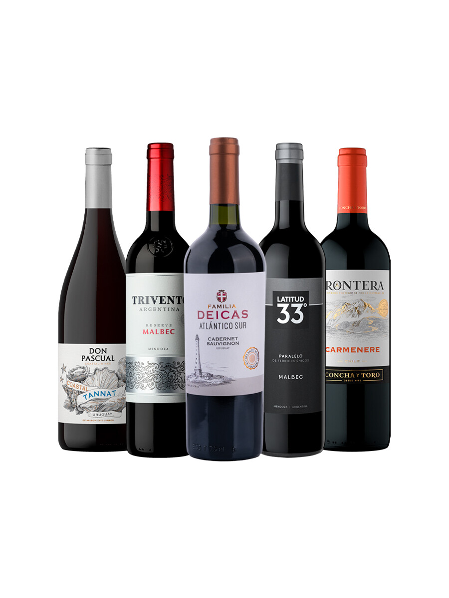 Pack Bacán Selección Cozy Nights x5 vinos Pack Bacán Selección Cozy Nights x5 vinos