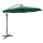 Sombrilla Jardín Exterior Impermeable Banana 3mt Verde