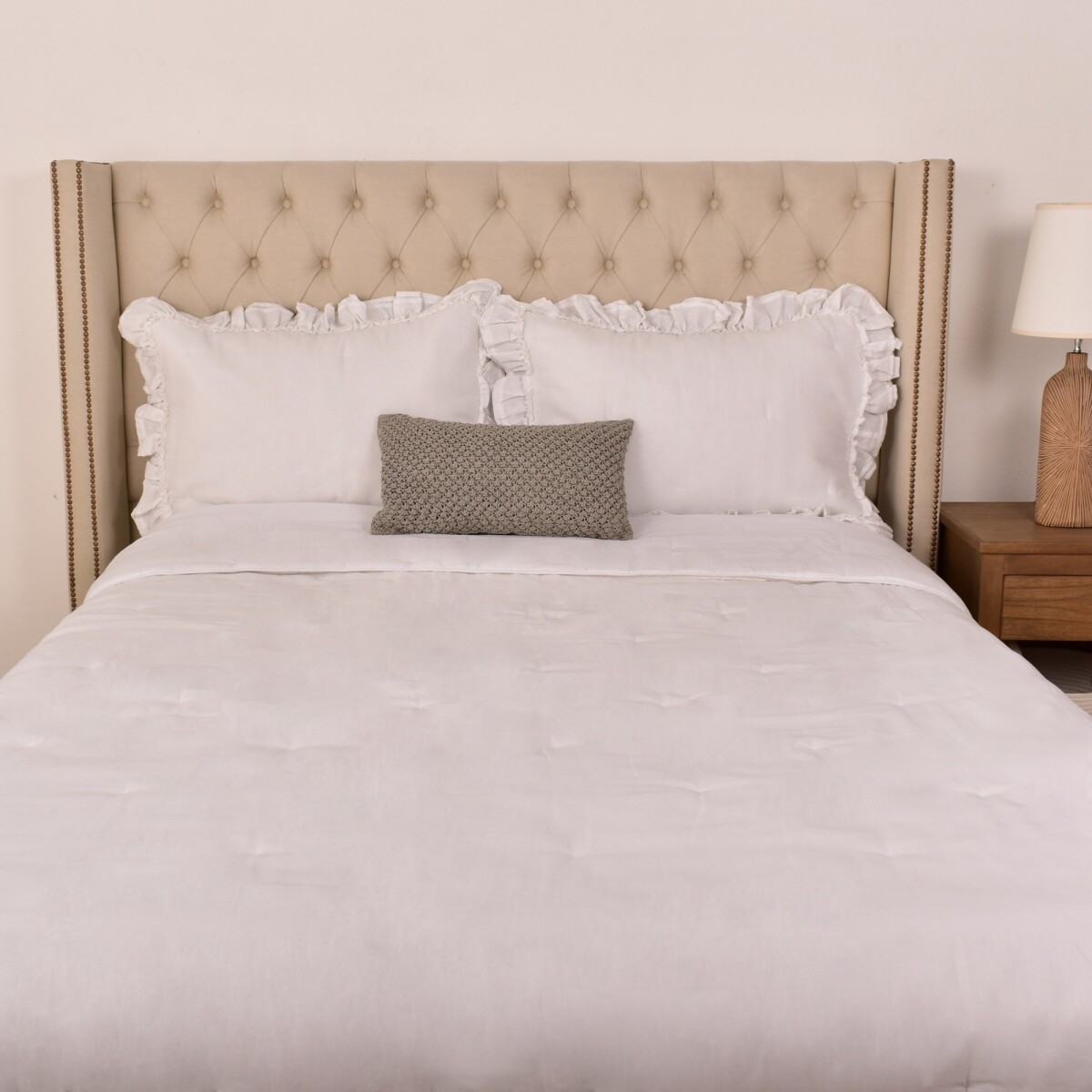 Edredon Col. Finezza Lienzo Blanco - 180x240 