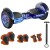 Skate Electrico Hoverboard Musica Bluetooth Luz Patineta 10" Color Variante Cosmos Azul