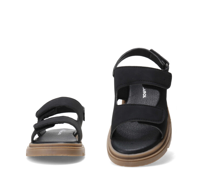 Sandalias de Niña MINI Miss Carol Jivo Con Velcro Negro