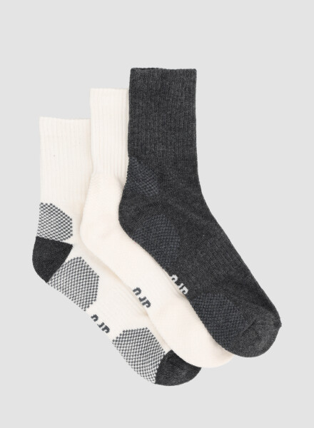 Pack x3 half terry crew dama mor Variante 20