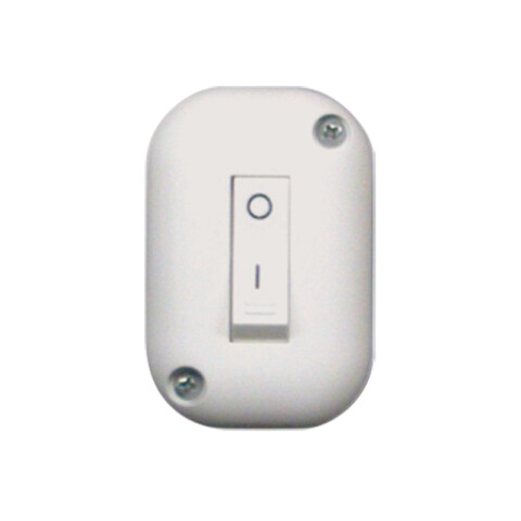 Int. bipolar ext. c/caja 10A - Visione blanco C60803