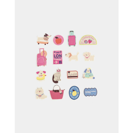 Set De Stickers Para Decorar Combinacion Multicolor