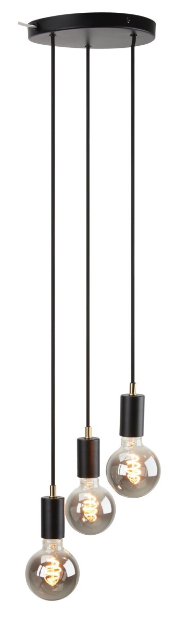 Lámpara MAGNAR 3 en 1 Ø22xA220cm negro 