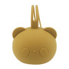 NGUHOLDER Porta Chupete De Silicona Con Forma De Oso - Mostaza