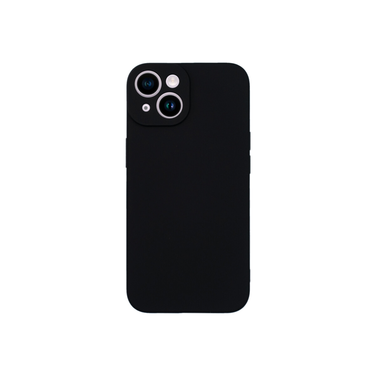 Protector iPhone 13/14 engomado color negro 
