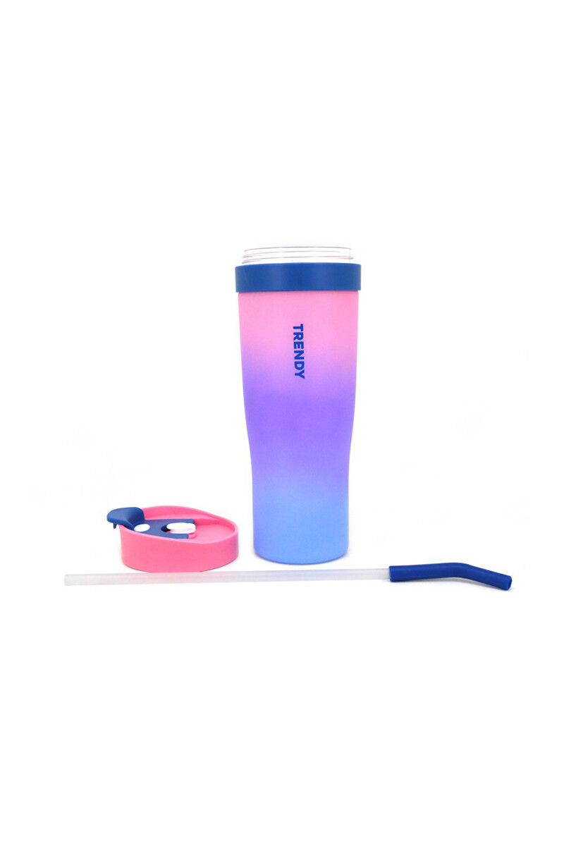 Vaso con sorbo Violeta