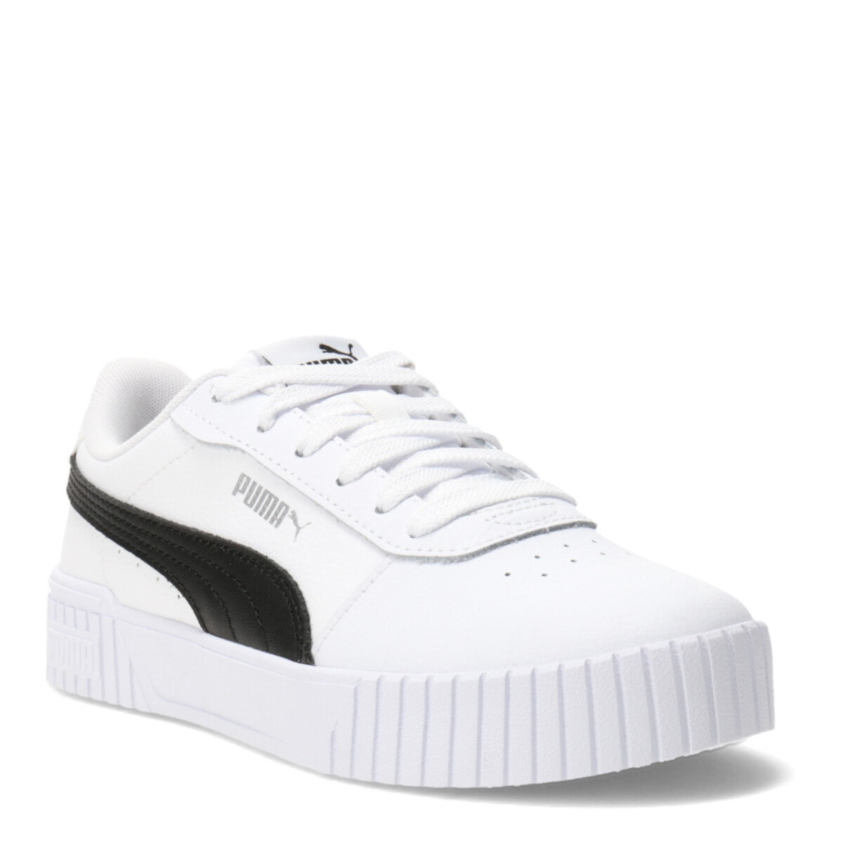 Championes de Mujer Puma Carina 2.0 - Blanco - Negro - Plateado 