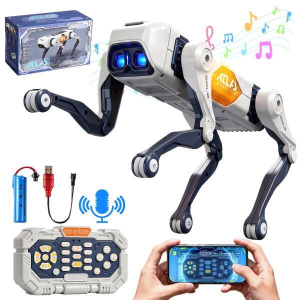Perro Robot Inteligente Con App Y Control Remoto Wifi 2444a-2 PERRO ROBOT 2444A-2