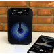 Parlante Bluetooth Recargable Con Luz Led De Colores Negro