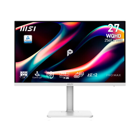 MSI Monitor Pro Max 27" IPS QHD - White MSI Monitor Pro Max 27" IPS QHD - White