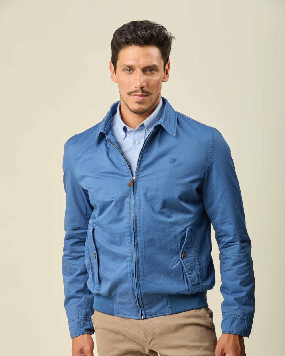 Campera Bomber Azul