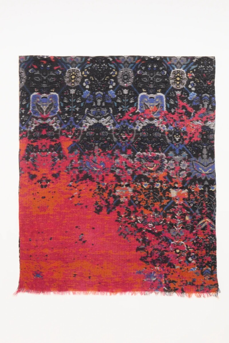 PAS PAISLEY BI COLOR SOFT 180X70 Rojo