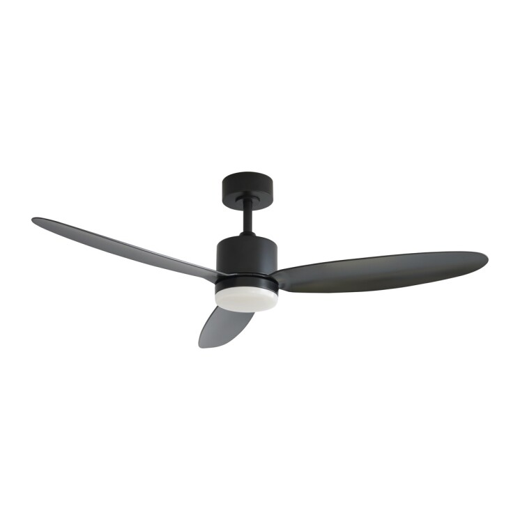 Ventilador de Techo Practic Life FS50233 con Luz LED y Control Remoto Negro