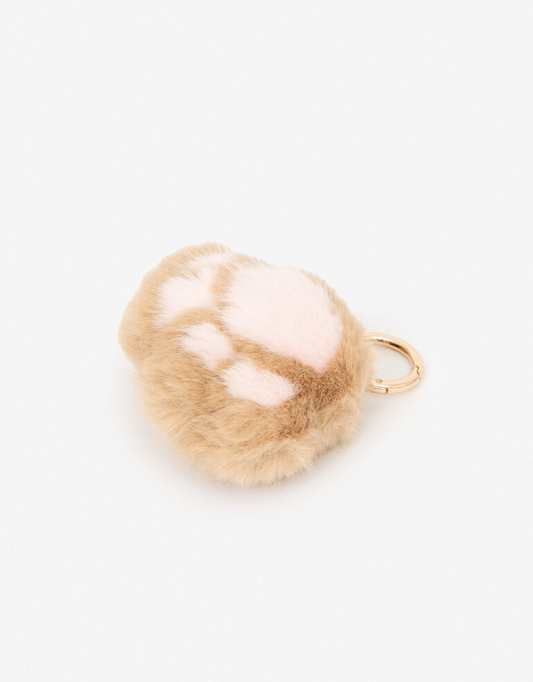 Llavero Cozy Llavero Y Bag Charm Patita Peluche - Combinacion Bicolor
