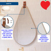 Espejo Mgm Gota 50x76cm Mdf Baño Premium Espejo Mgm Gota 50x76cm Mdf Baño Premium
