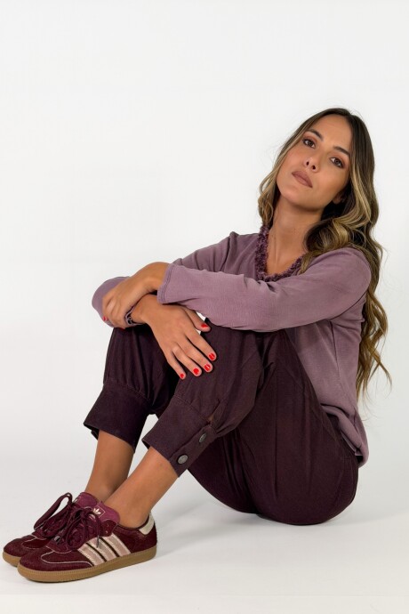 PANTALON RAMONA Bordo