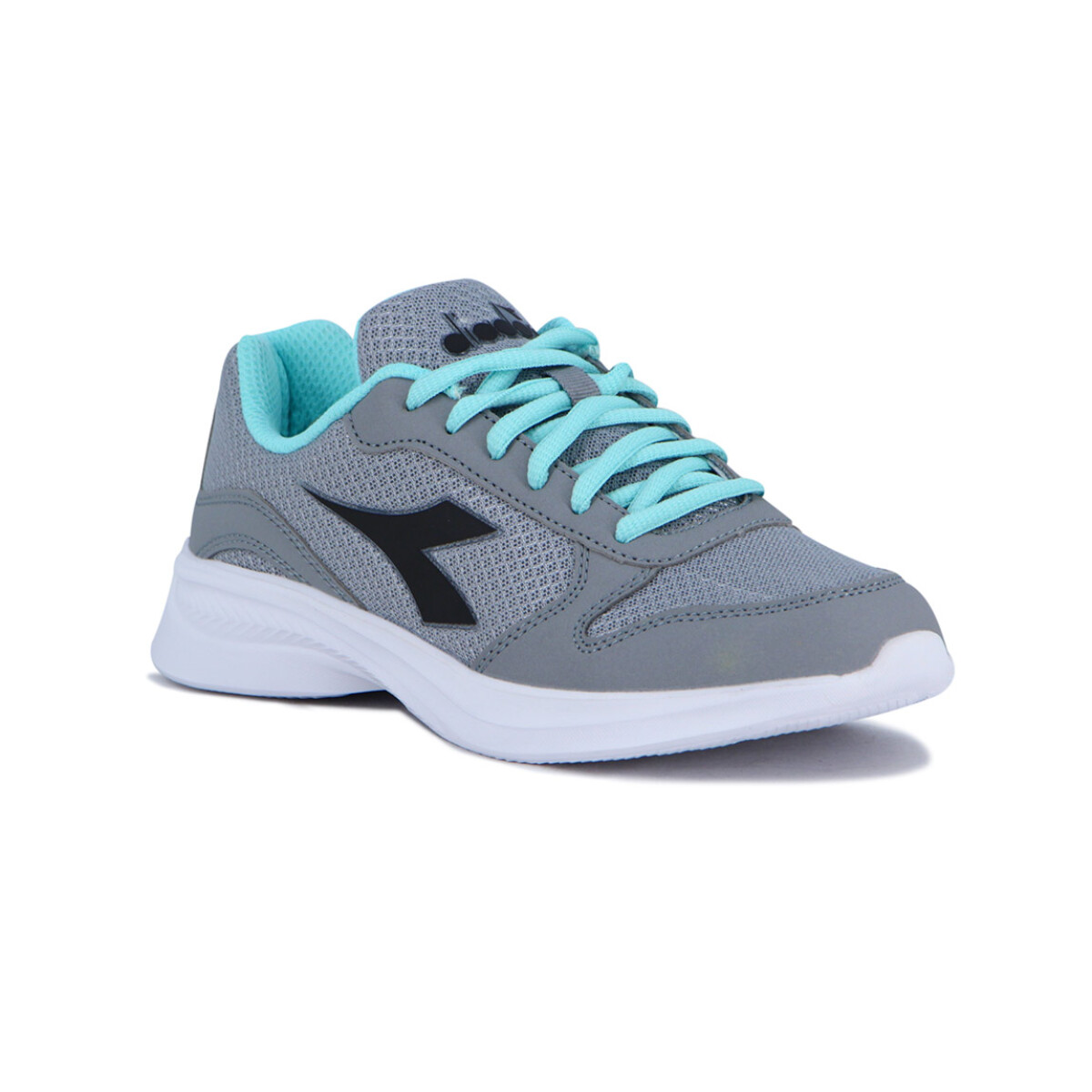 Championes Deportivos Mujer Diadora Robin 4 - Gris-Turquesa 