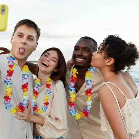 Set N°58 Cotillón Collares Hawaianos Fluor Neon X50 Set N°58 Cotillón Collares Hawaianos Fluor Neon X50