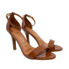 Sandalias - Vizzano - Vizzano Sandalia Formal Taco Alto C/Pulsera 1 Tira de Mujer - 6249.452-13488 Moca