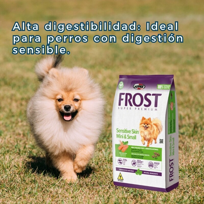 FROST PERROS PIEL SENSIBLE 2.5 KG RAZAS MINI Y PEQUEÑAS