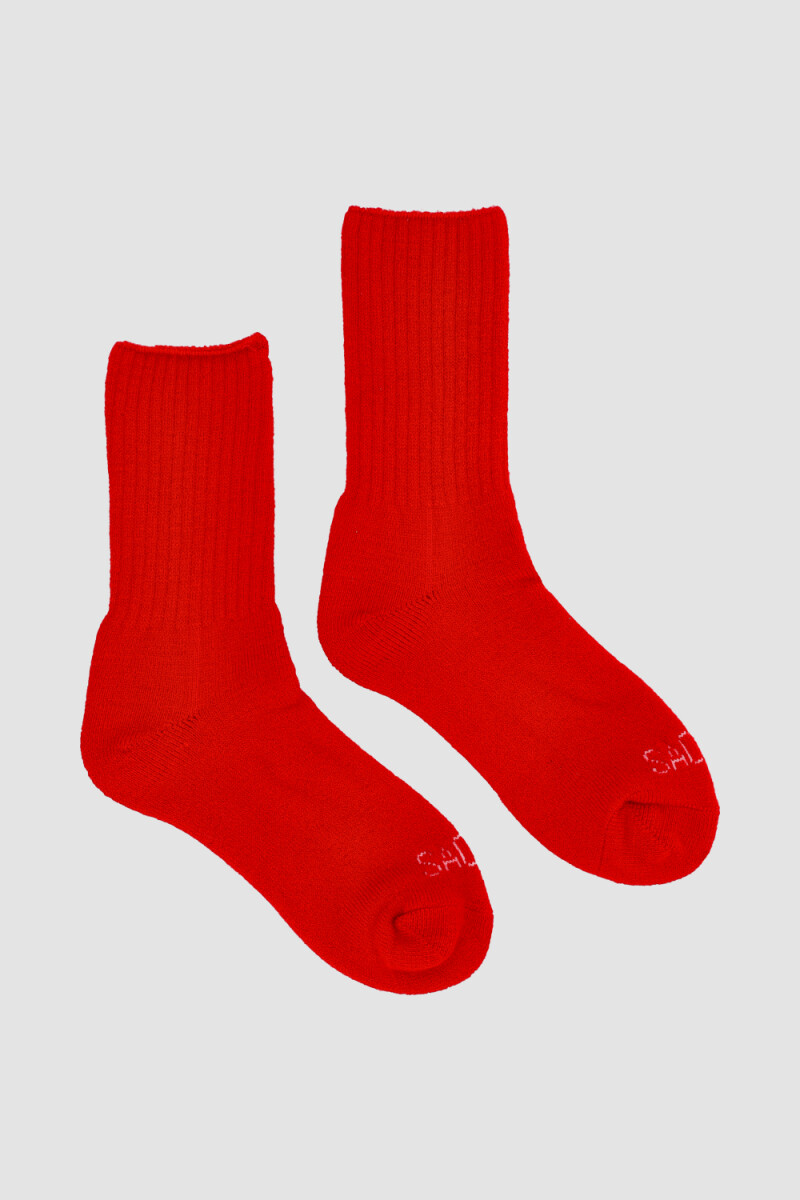 Medias lisas soft - Rojo 