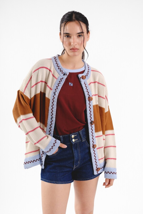 Cardigan Glory SS27 Crudo