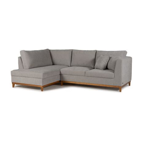 Rinconera Belfast - Tela Microfibra - Chaise izquierdo 2228 (Gris)