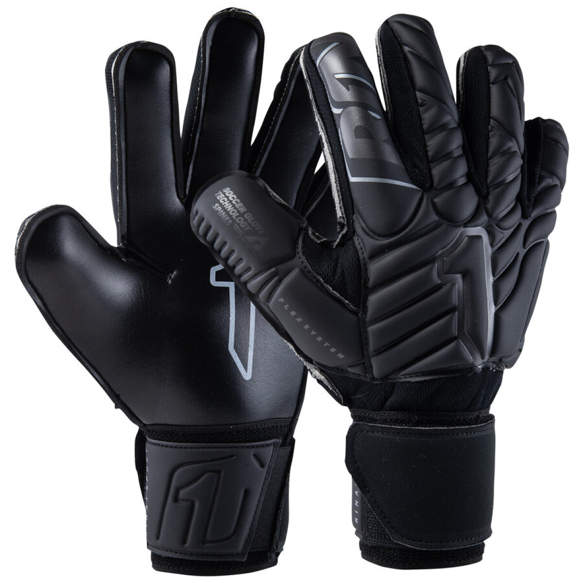 Guante Golero Rinat Meta Tactik GK Semi Ad. Negro - S/C 
