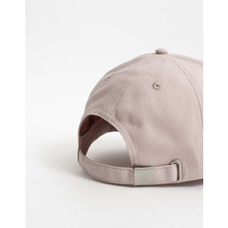 Gorra Canvas Bordada Rosa Viejo