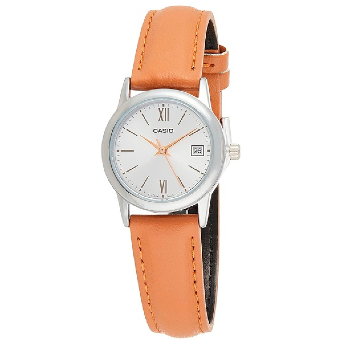 Reloj CASIO LTPV002L-7B3UDF Cuero Marron Esfera 25mm 